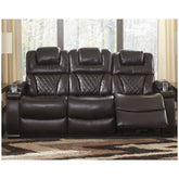 Warnerton Power Reclining Sofa Ash-7540715