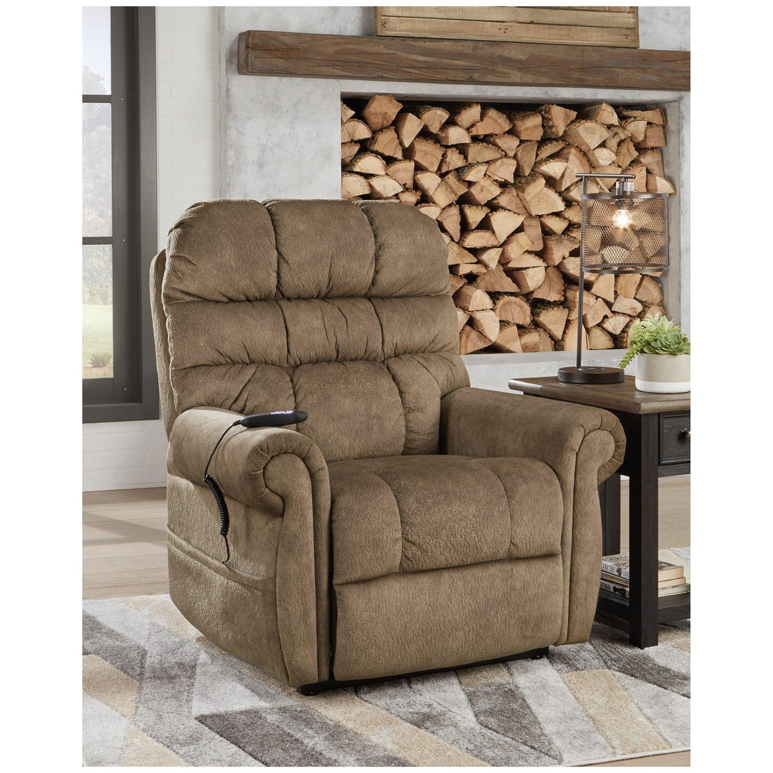 Mopton Power Lift Recliner Ash-7550712