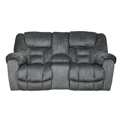 Capehorn Reclining Loveseat with Console Ash-7690294