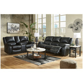 Calderwell Reclining Sofa and Loveseat Ash-77101U3