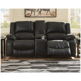 Calderwell Reclining Loveseat with Console