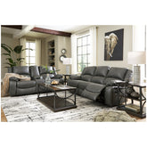 Calderwell Reclining Sofa and Loveseat Ash-77101U3