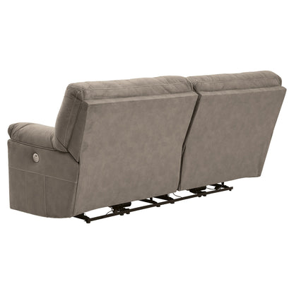 Cavalcade Power Reclining Sofa Ash-7760147
