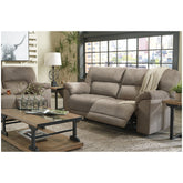 Cavalcade Power Reclining Sofa Ash-7760147