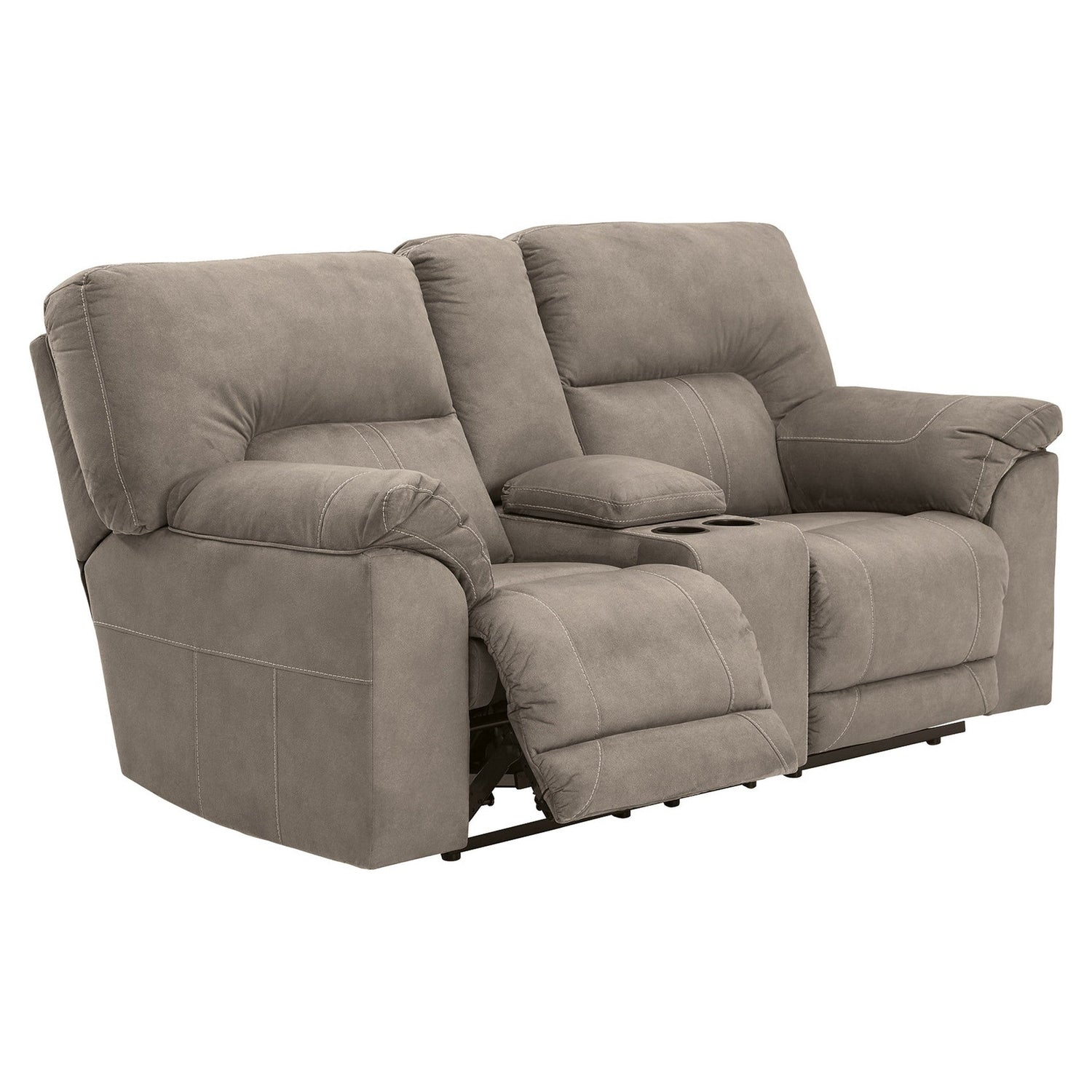 Cavalcade Reclining Loveseat with Console Ash-7760194