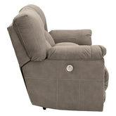 Cavalcade Power Reclining Loveseat with Console Ash-7760196