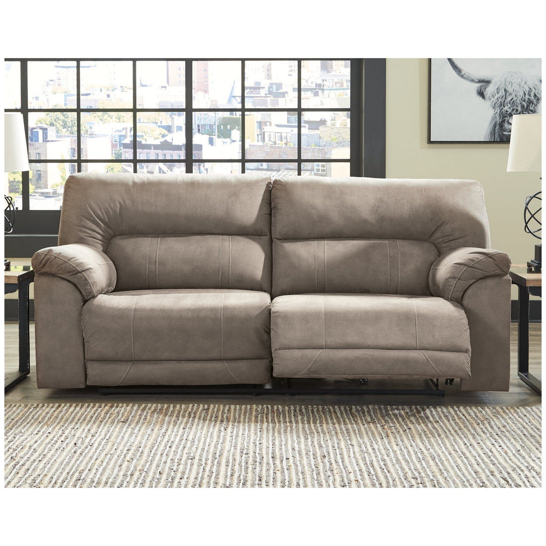 Cavalcade Power Reclining Sofa Ash-7760147