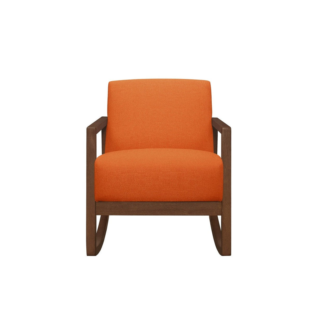 CARTON PRINTED 7CM-1168: ROCKER ACCENT CHAIR, ORANGE HM1168RN-1