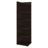 Pinckard 6-tier Corner Bookcase Cappuccino 800270