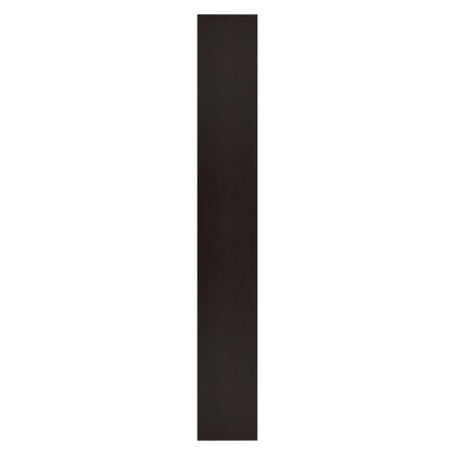 Eliam Rectangular Bookcase with 2 Fixed Shelves Cappuccino 800285