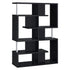 Hoover 5-tier Bookcase Black and Chrome 800309