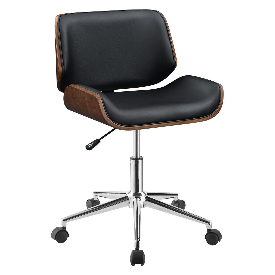 Addington Adjustable Height Office Chair Black and Chrome 800612