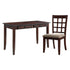 Newton 2-piece Writing Desk Set Chestnut and Tan 800778