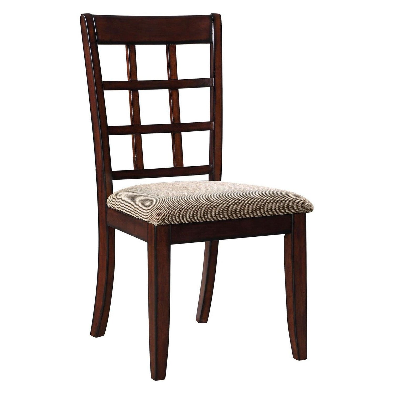 Newton 2-piece Writing Desk Set Chestnut and Tan 800778
