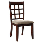 Newton 2-piece Writing Desk Set Chestnut and Tan 800778