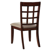 Newton 2-piece Writing Desk Set Chestnut and Tan 800778