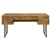 Analiese 4-drawer Writing Desk Antique Nutmeg 800999