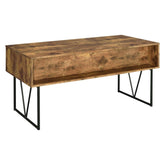 Analiese 4-drawer Writing Desk Antique Nutmeg 800999