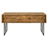 Analiese 4-drawer Writing Desk Antique Nutmeg 800999