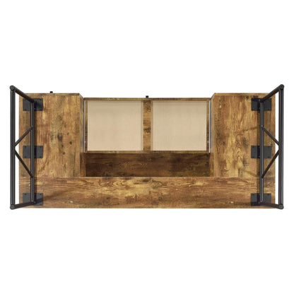 Analiese 4-drawer Writing Desk Antique Nutmeg 800999