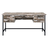 Kemper 4-drawer Writing Desk Salvaged Cabin 801235