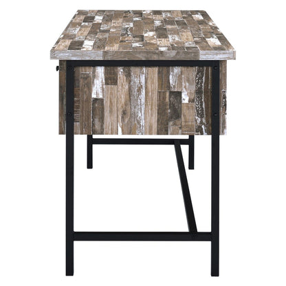 Kemper 4-drawer Writing Desk Salvaged Cabin 801235