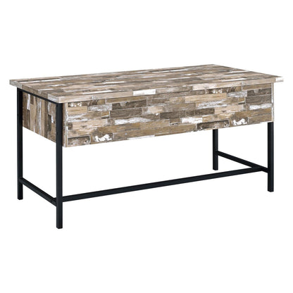 Kemper 4-drawer Writing Desk Salvaged Cabin 801235