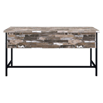 Kemper 4-drawer Writing Desk Salvaged Cabin 801235