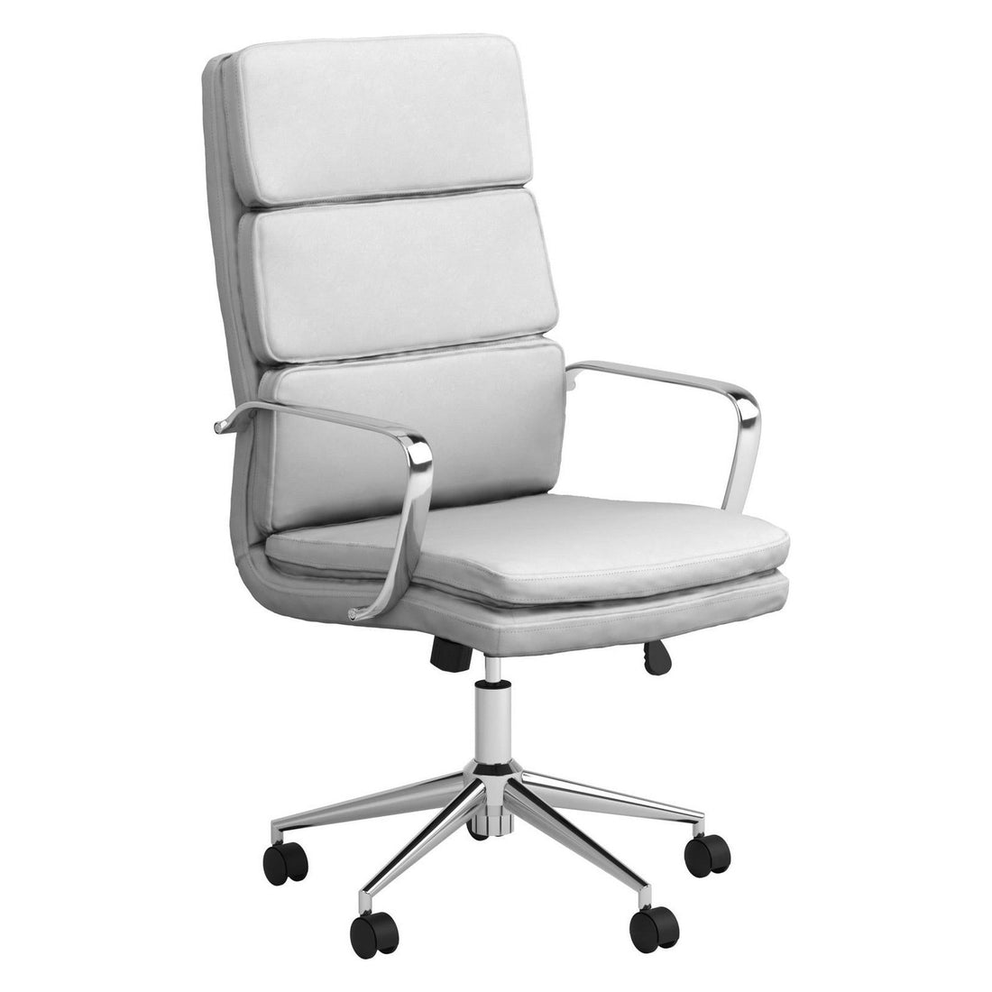 Ximena High Back Upholstered Office Chair White 801746