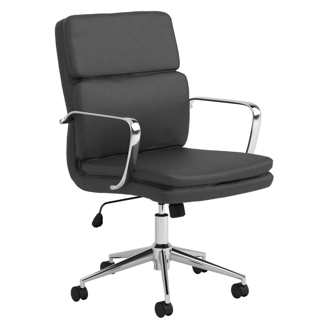 Ximena Standard Back Upholstered Office Chair Black 801765