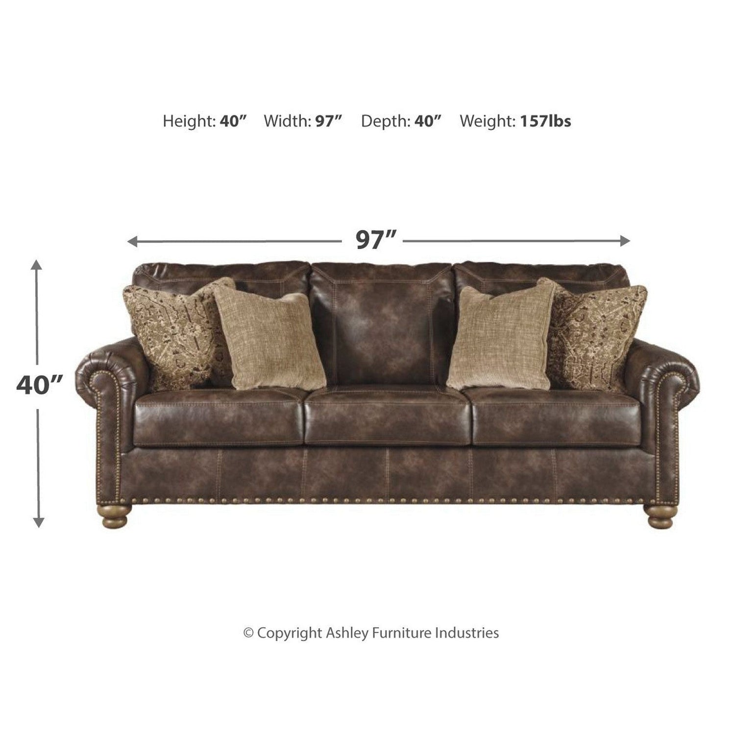 Nicorvo Sofa Ash-8050538
