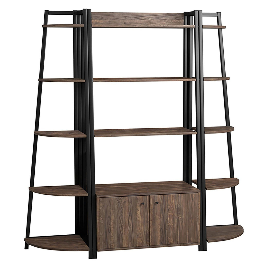 Jacksonville 3-piece Bookcase with Cabinet Aged Walnut 805496-S3