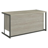 Loomis 4-drawer Rectangular Office Desk Whitewashed Grey and Gunmetal 805881
