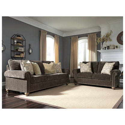 Stracelen Loveseat Ash-8060335