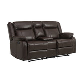 2PC SET: SOFA, LOVE 8201BRW*2