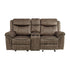 D. GLDR RCLNR LOVE SEAT W/CONSOLE & RECEPTACLES 8206NF-2