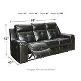 Kempten Reclining Sofa and Loveseat Ash-82105U1