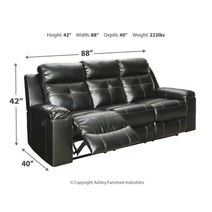 Kempten Reclining Sofa and Loveseat Ash-82105U1