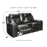 Kempten Reclining Sofa and Loveseat Ash-82105U1