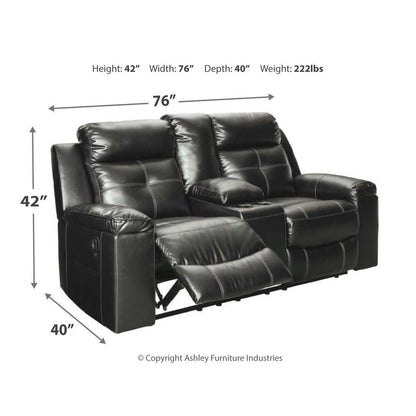 Kempten Reclining Sofa and Loveseat Ash-82105U1