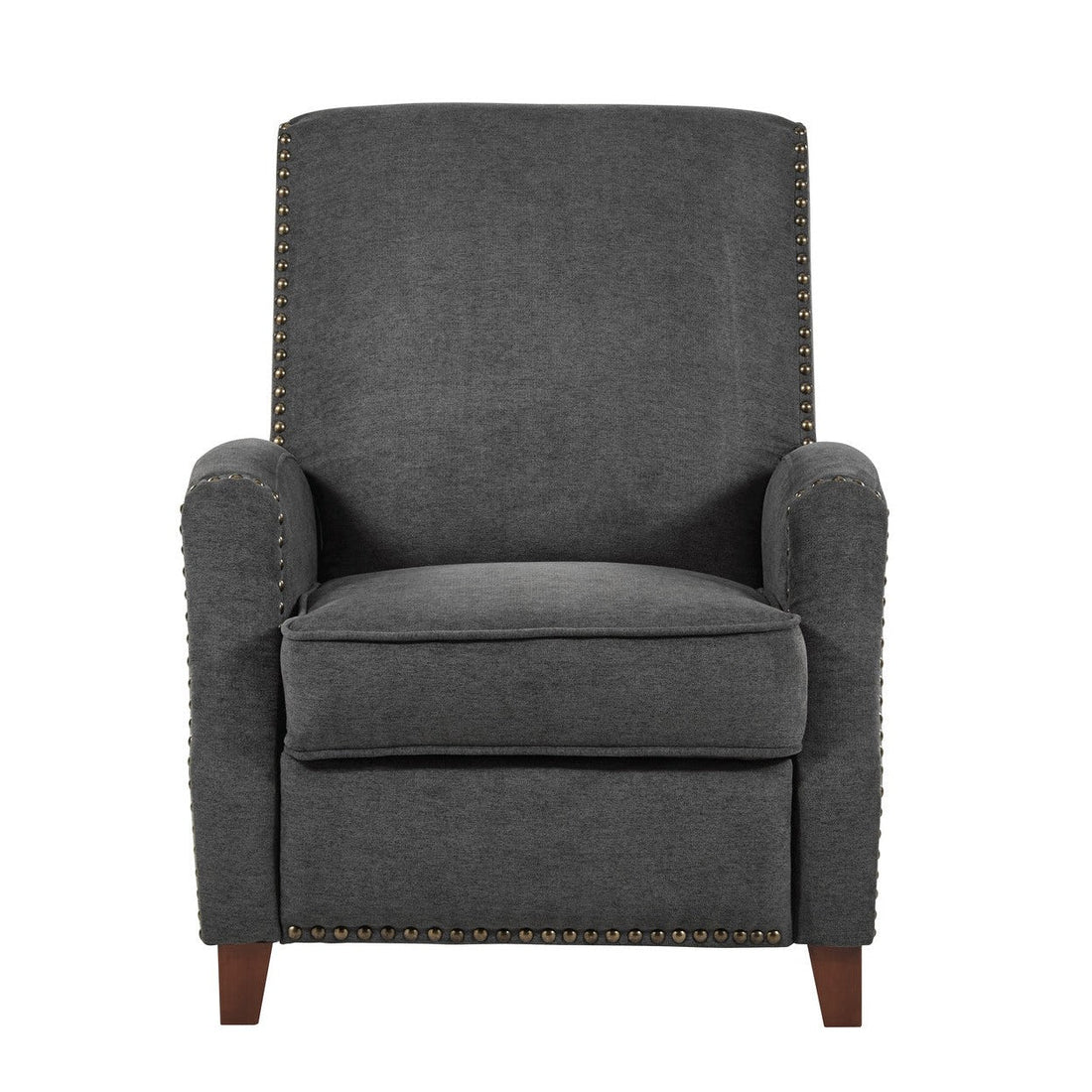 Additional Description:PUSH BACK RCLNR CHAIR, GRAY FABRIC 8215GY-1