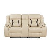 2pc Set: Sofa, Love 8229NBE*2PW