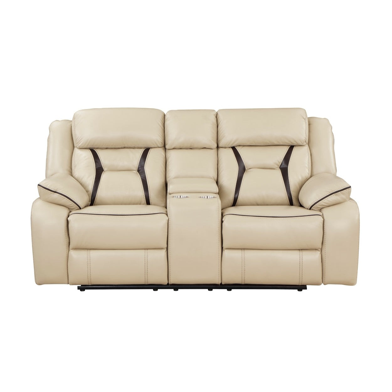 2pc Set: Sofa, Love 8229NBE*2PW