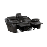 Double Reclining Love Seat with Center Console 8229NDG-2