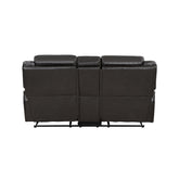 Double Reclining Love Seat with Center Console 8229NDG-2