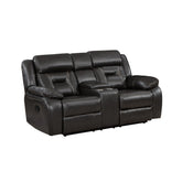 Double Reclining Love Seat with Center Console 8229NDG-2