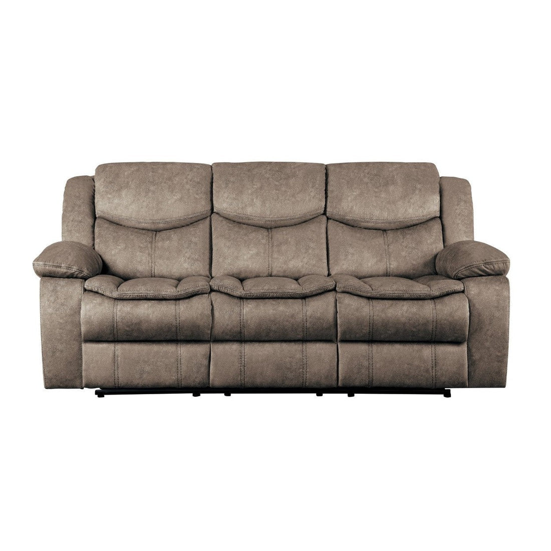 DOUBLE RECLINING SOFA, 100% POLYESTER 8230FBR-3