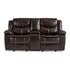 D. GLDR RCLNR LOVE SEAT W/CONSOLE 8230BRW-2