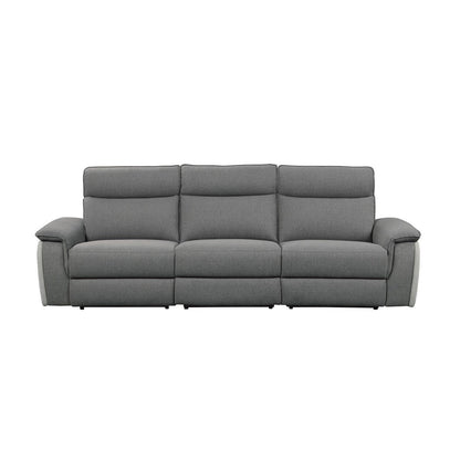 (3) Power Double Reclining Sofa with Power Headrests 8259DG-3PWH*