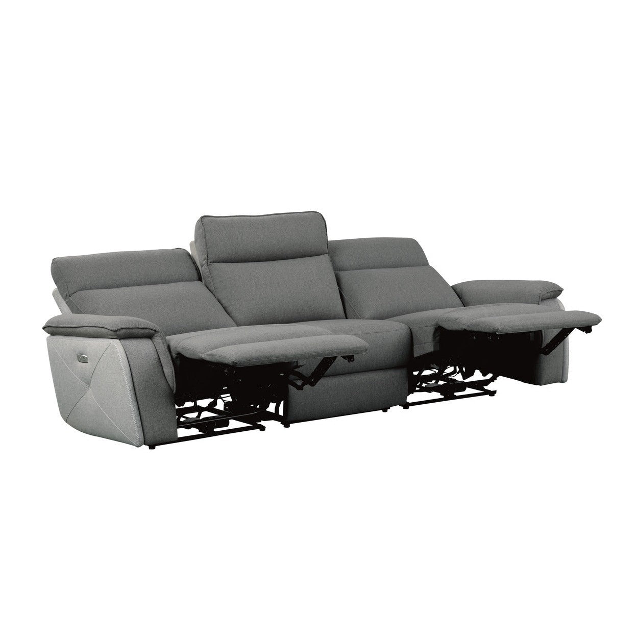 (3) Power Double Reclining Sofa with Power Headrests 8259DG-3PWH*
